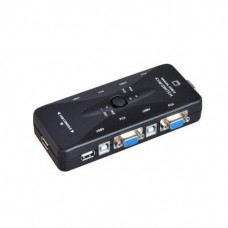 Chaveador Kvm Switch USB Vga 4 Portas 4 Pcs/cpu - xtrad