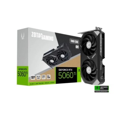Placa De Video Zotac Gaming Geforce RTX 5060 Ti 16gb Twin Edge