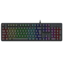 Teclado Membrana Gamer Redragon Netherbane Preto RGB k521-rgb