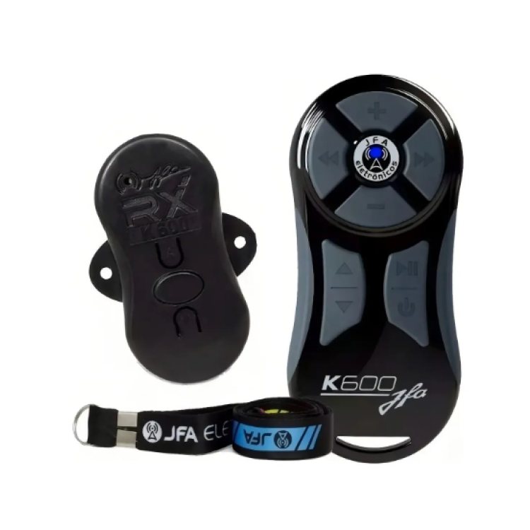 Controle Longa Distância JFA K600 600m Universal Preto Cinza Controle Longa Distância JFA K600 600m Universal Preto Cinza