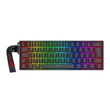 Teclado Magnetico Gamer Redragon Fizz, RGB, 60%, USB, Switch AmberMag Linear, Preto, K617RGB-MP-PT