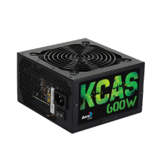 Fonte Gamer ATX Aerocool KCAS 600W 80 Plus Full Range APFC