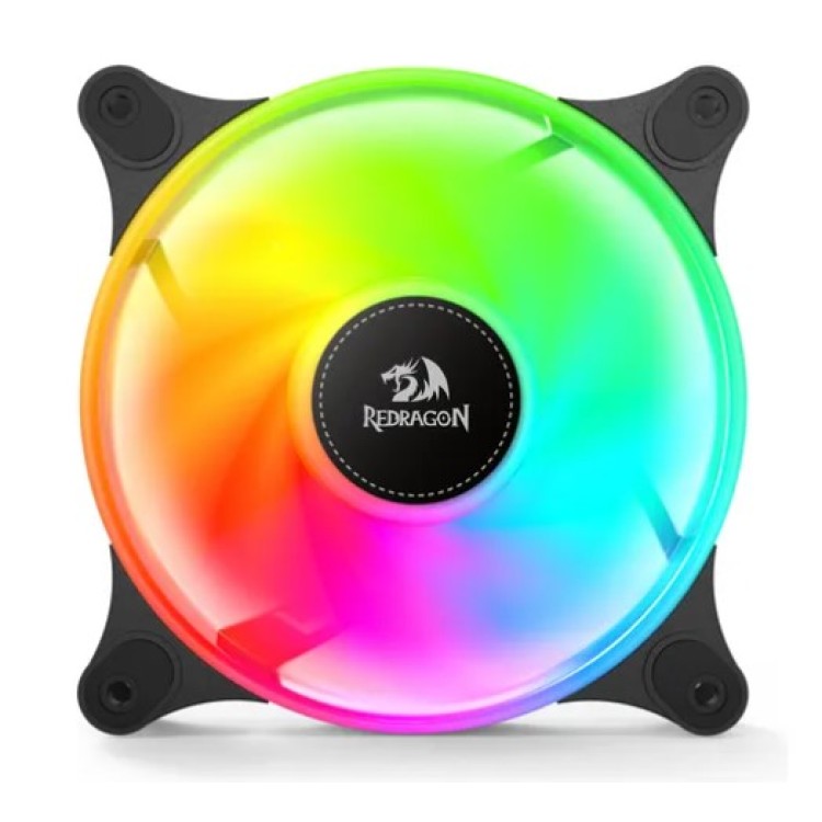 Kit com 3 Fans Gamer Redragon ARGB 120mm – GC-F013