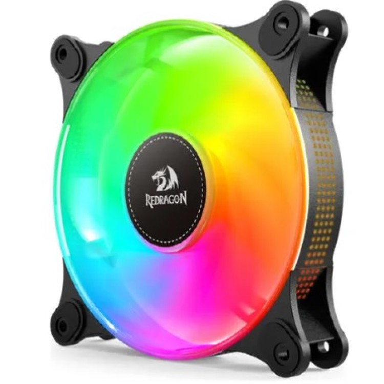 Kit com 3 Fans Gamer Redragon ARGB 120mm – GC-F013