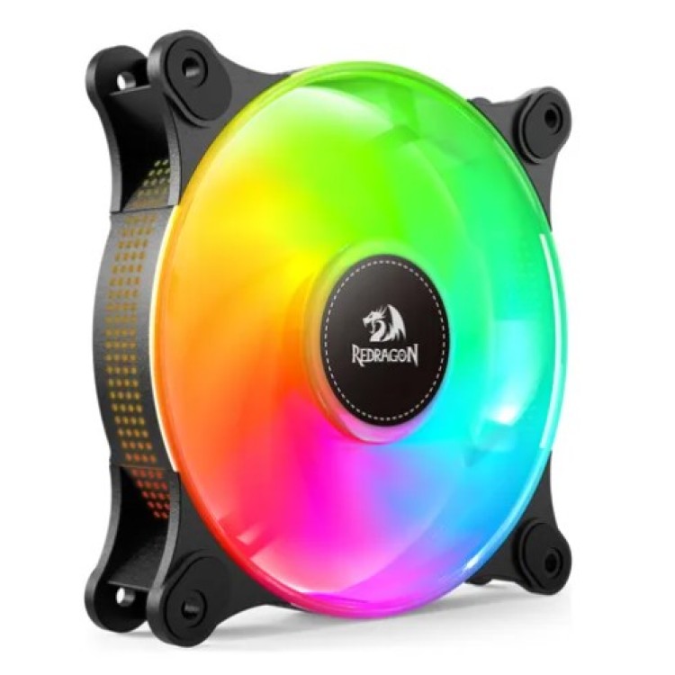 Kit com 3 Fans Gamer Redragon ARGB 120mm – GC-F013