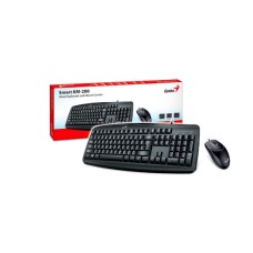 KIT MOUSE E TECLADO GENIUS SMART KM-200 COM FIO USB