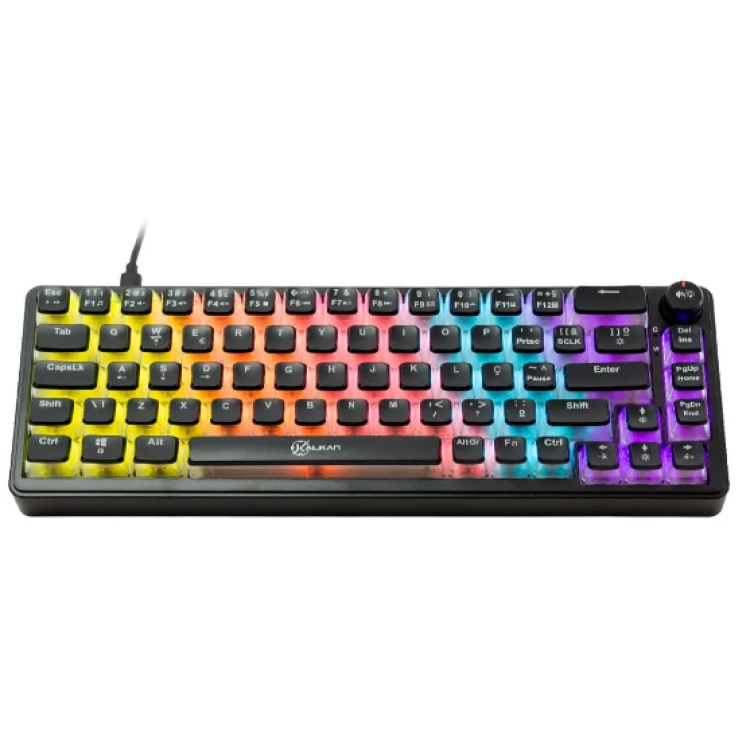 TECLADO MECANICO GAMER KALKAN DRAKAR 65% RAINBOW TECLADO MECANICO GAMER KALKAN DRAKAR 65% RAINBOW