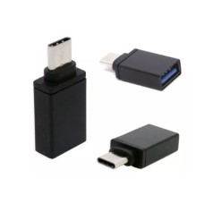 Adaptador Otg Usb Type-c X Usb 3.0 Fêmea Otg Knup Kp-uc5048 Preto