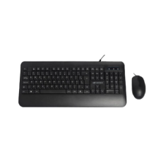 Kit Teclado E Mouse C3tech Kt-200bk Usb Abnt2 2000 Dpi Preto