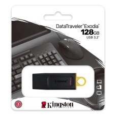  Pen drive Exodia de 128GB padrão USB velocidade 3.2