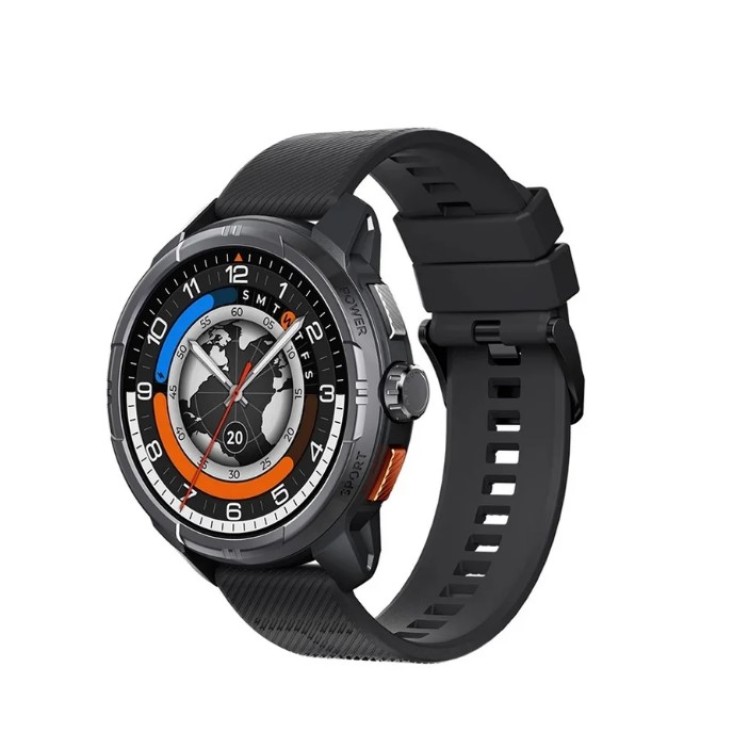 Smartwatch Haylou Solar Ultra, Gps Integrado, Conexão Strava, AmoLED 1.58" Hf009, Bluetooth - Preto