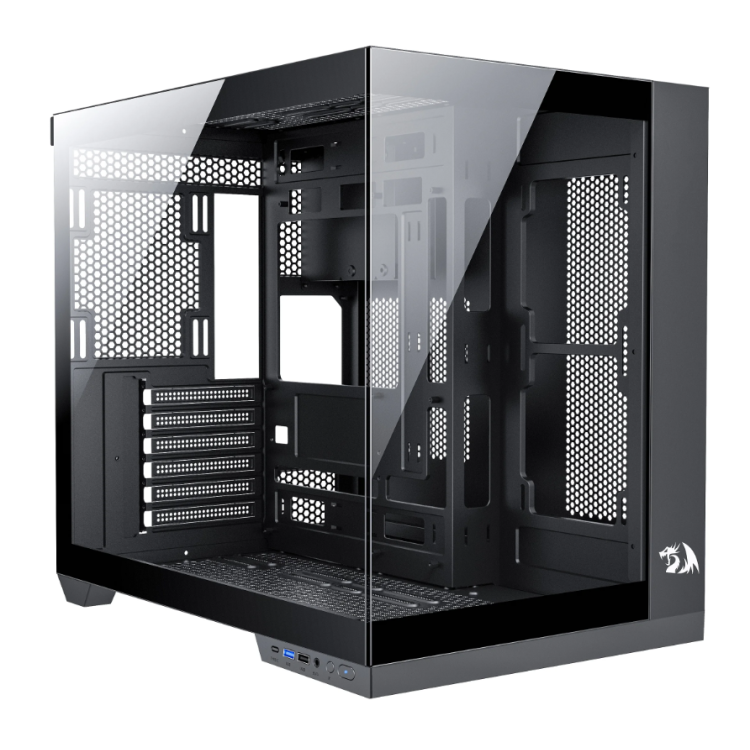 Gabinete Casco Redragon Wideload Pro Preto