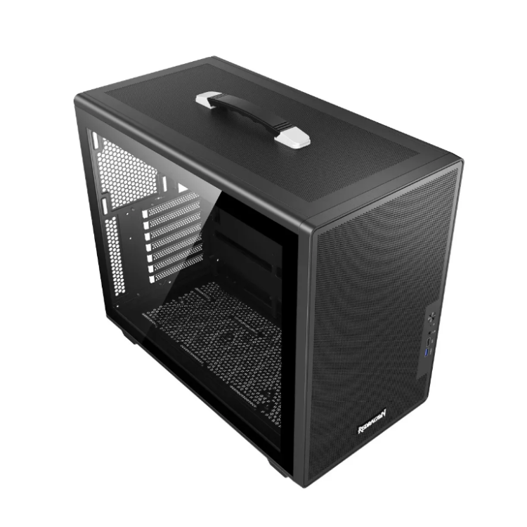 Gabinete Casco Redragon Magic Box Preto ATX Compacto S/ Fans Gabinete Casco Redragon Magic Box Preto ATX Compacto S/ Fans