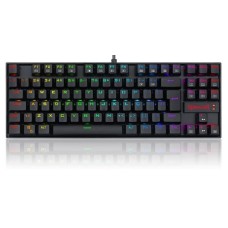 Teclado Magnetico Usb Gamer Kumara Pro RGB Switch Red Redragon K552RGB-pro V2 Preto
