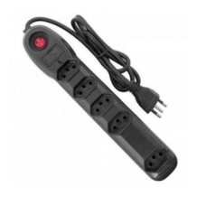 Filtro de Linha Preto 10A 5 Tomadas Cabo 1M Bivolt Megatron