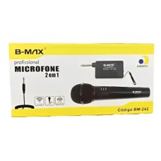 Microfone Sem Fio B-MAX BM-242
