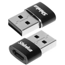 ADAPTADOR TYPE C FEMEA PARA USB MACHO SHINKA AT-TPC-USB 