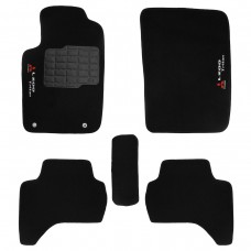 Jogo de Tapetes Mitsubishi L200 Triton Preto 