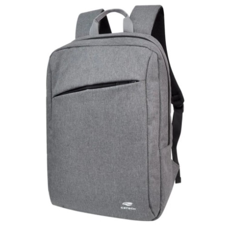 Mochila Para Notebook 15,6 Mc-50gy Cinza C3tech