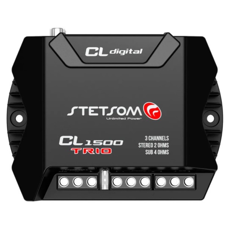 Modulo Stetsom Amplificador Cl1500 Trio 400w 2 Ohms 3 Canais