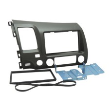 Moldura 2DIN Honda Civic 2006 - 2011, Grafite. Cod. 3153