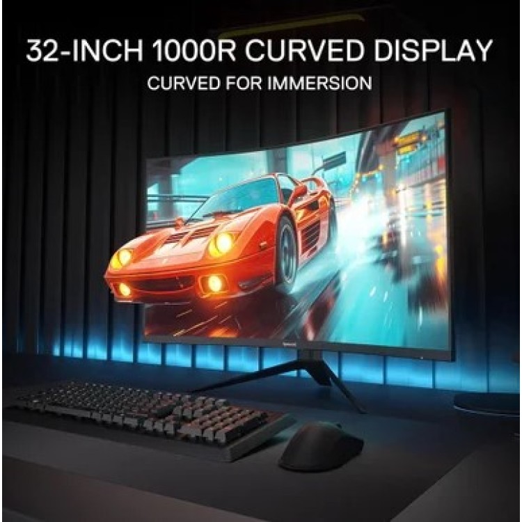 Monitor Gamer Redragon Hrothgar Gmq3225rvc 32 180hz Curvo LED Qhd HDMI/dp