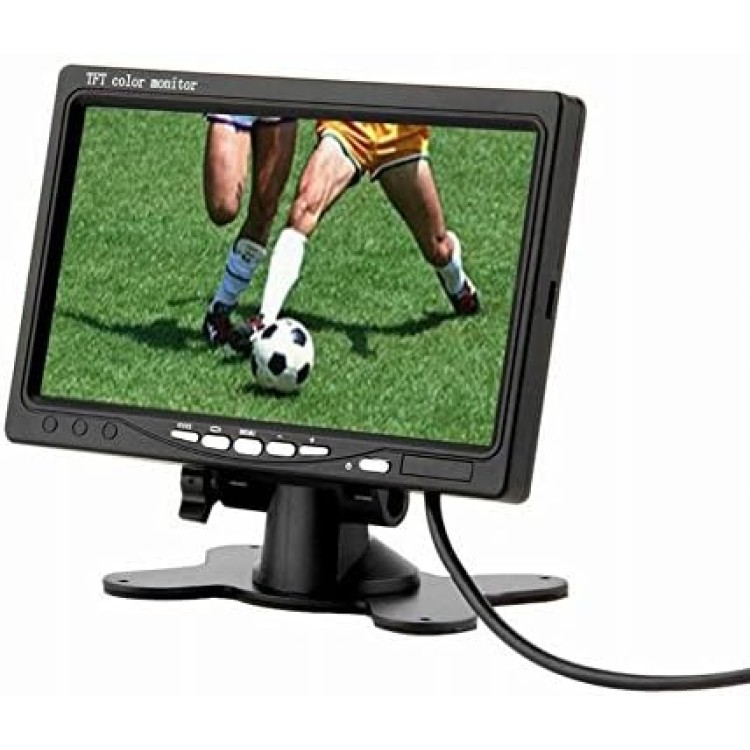 Monitor Veicular E-tech Lcd 7 Polegadas Universal Automotivo