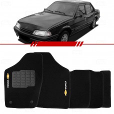 Jogo de Tapetes Monza Preto