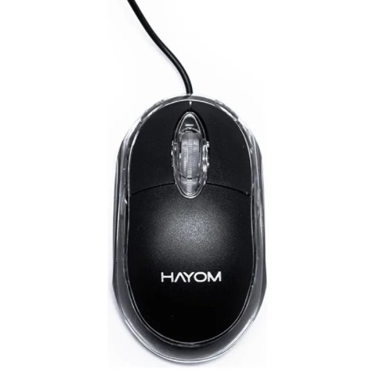 Mouse Com Fio Usb 1200dpi Hayom Modelo Mu2914 Cor Preto