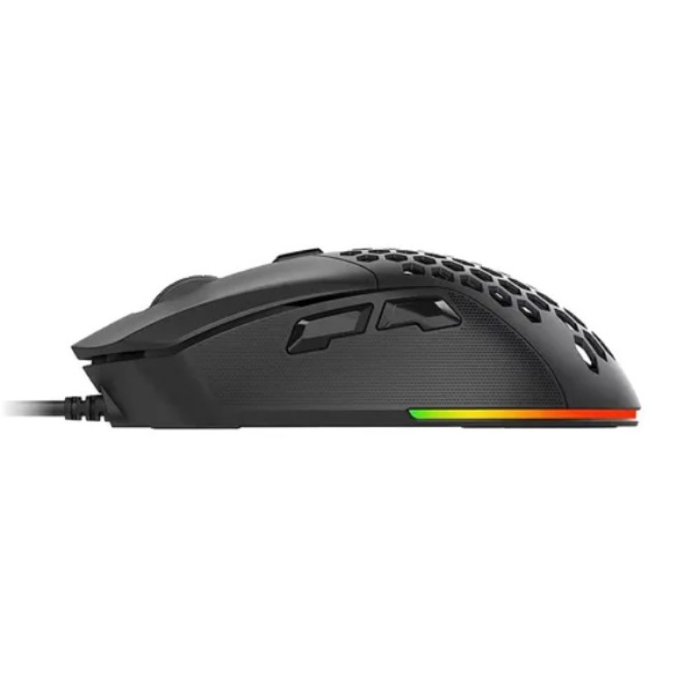 Mouse Gamer Kalkan Skadi Rgb Preto Capa Magnética 128000 Dpi