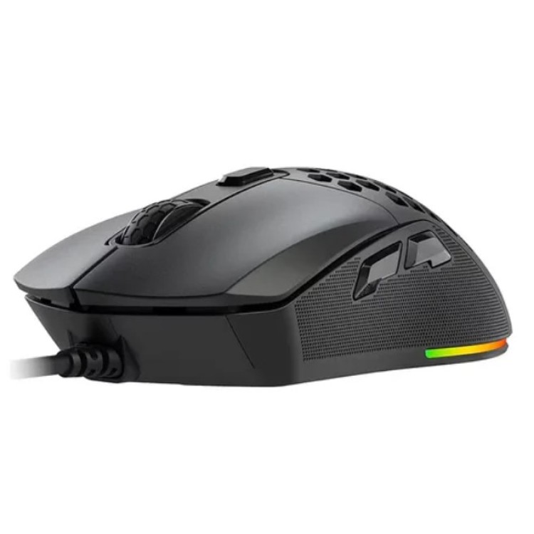 Mouse Gamer Kalkan Skadi Rgb Preto Capa Magnética 128000 Dpi