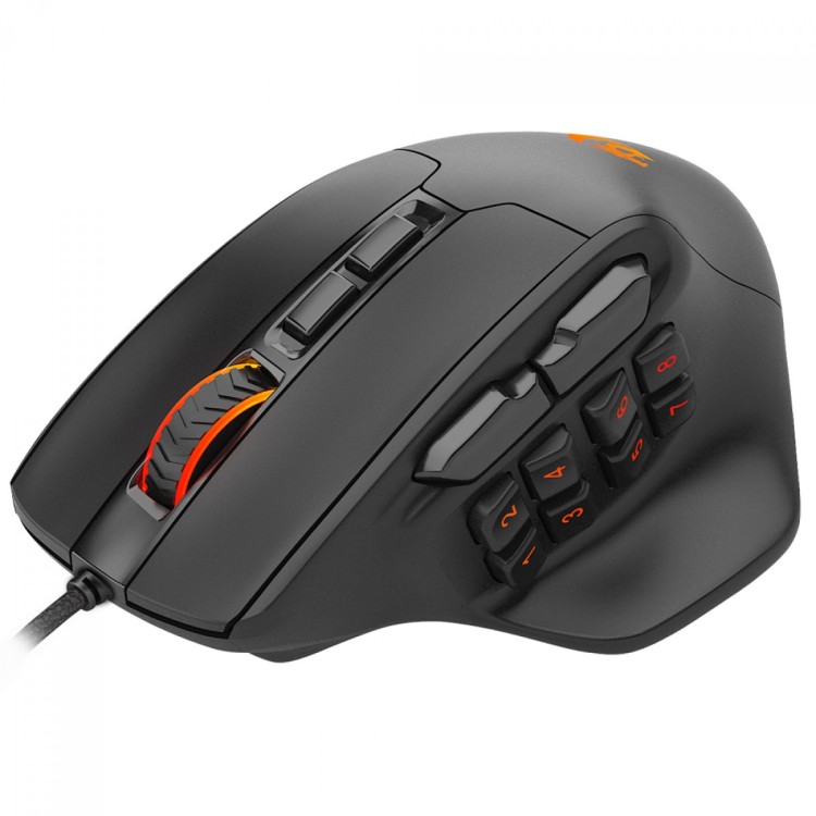 Mouse Gamer Redragon Aatrox, RGB Chroma, 12400 DPI, 15 Botões Programáveis, M811-RGB