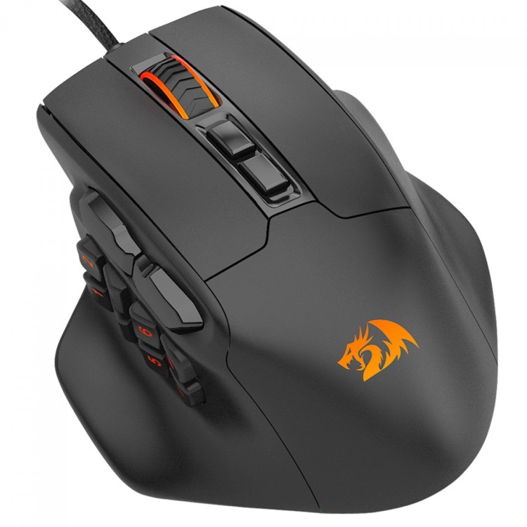 Mouse Gamer Redragon Aatrox, RGB Chroma, 12400 DPI, 15 Botões Programáveis, M811-RGB