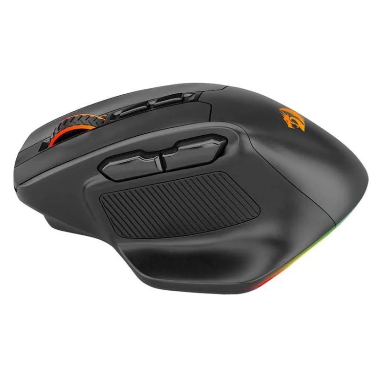 Mouse Gamer Redragon Bullseye Pro Rgb Sem Fio 26000dpi Preto