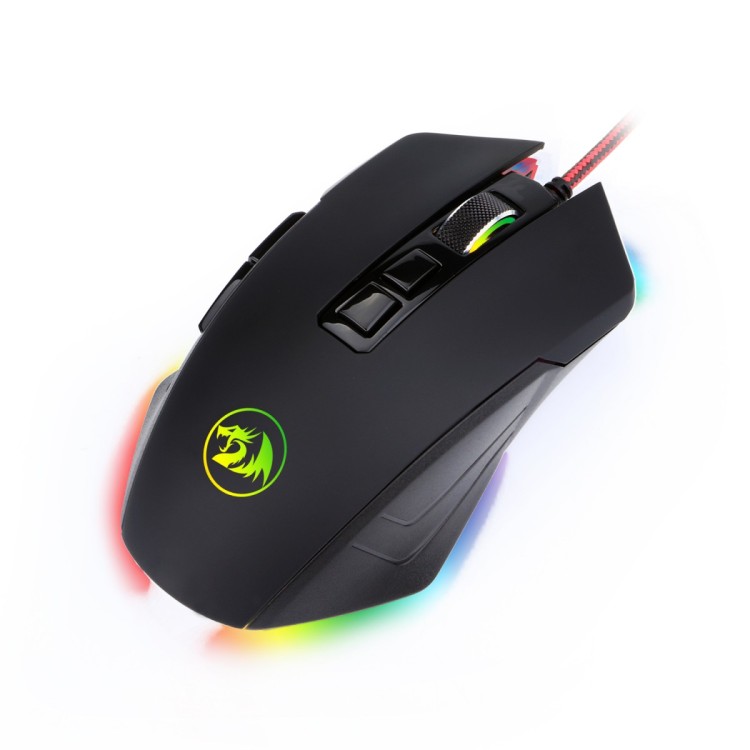 Mouse Gamer Redragon Dagger 2 RGB, 5000 DPI, 7 Botões, Black, M715RGB-1