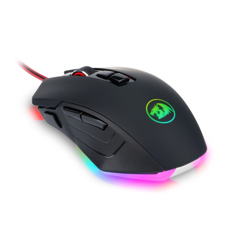 Mouse Gamer Redragon Dagger 2 RGB, 5000 DPI, 7 Botões, Black, M715RGB-1