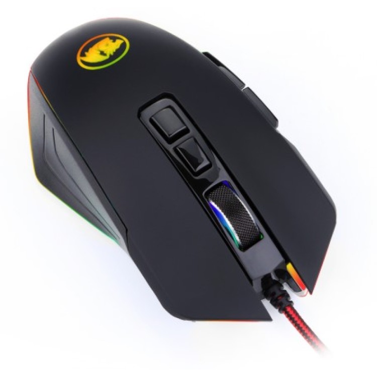 Mouse Gamer Redragon Dagger 2 RGB, 5000 DPI, 7 Botões, Black, M715RGB-1