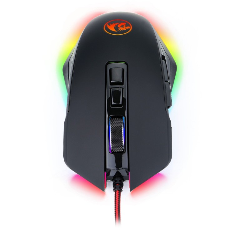 Mouse Gamer Redragon Dagger 2 RGB, 5000 DPI, 7 Botões, Black, M715RGB-1