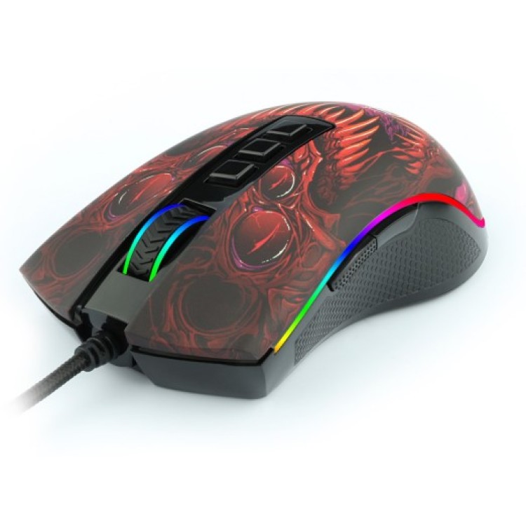 Mouse Gamer Redragon Infernal RYU, 16000 DPI, 8 Botões, RGB, ID711