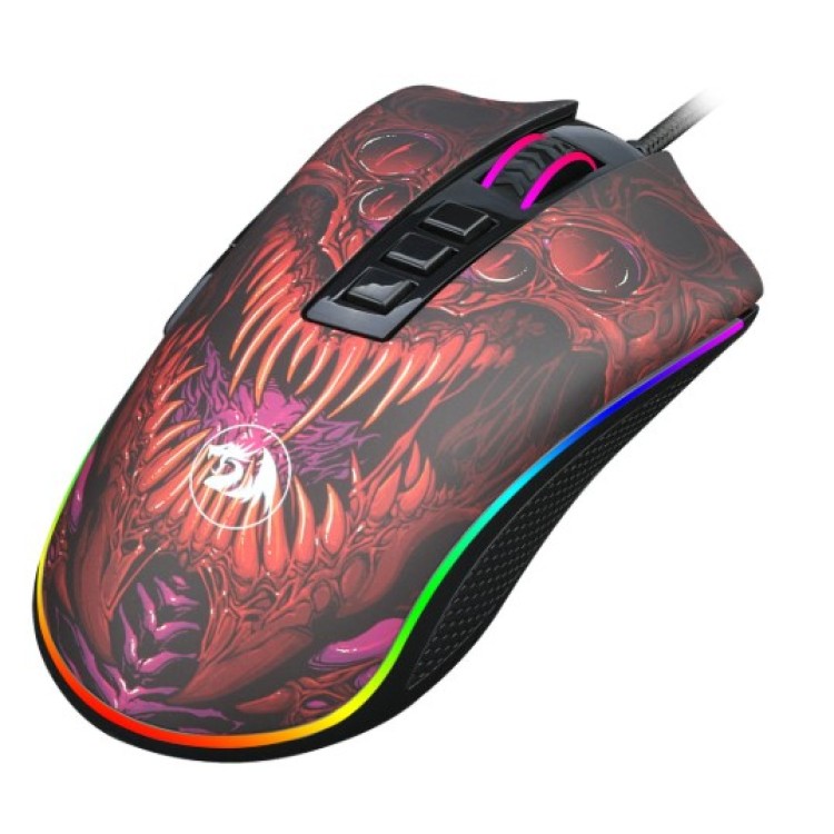 Mouse Gamer Redragon Infernal RYU, 16000 DPI, 8 Botões, RGB, ID711