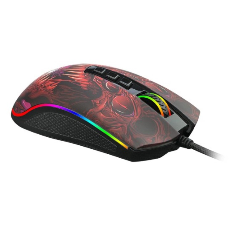 Mouse Gamer Redragon Infernal RYU, 16000 DPI, 8 Botões, RGB, ID711
