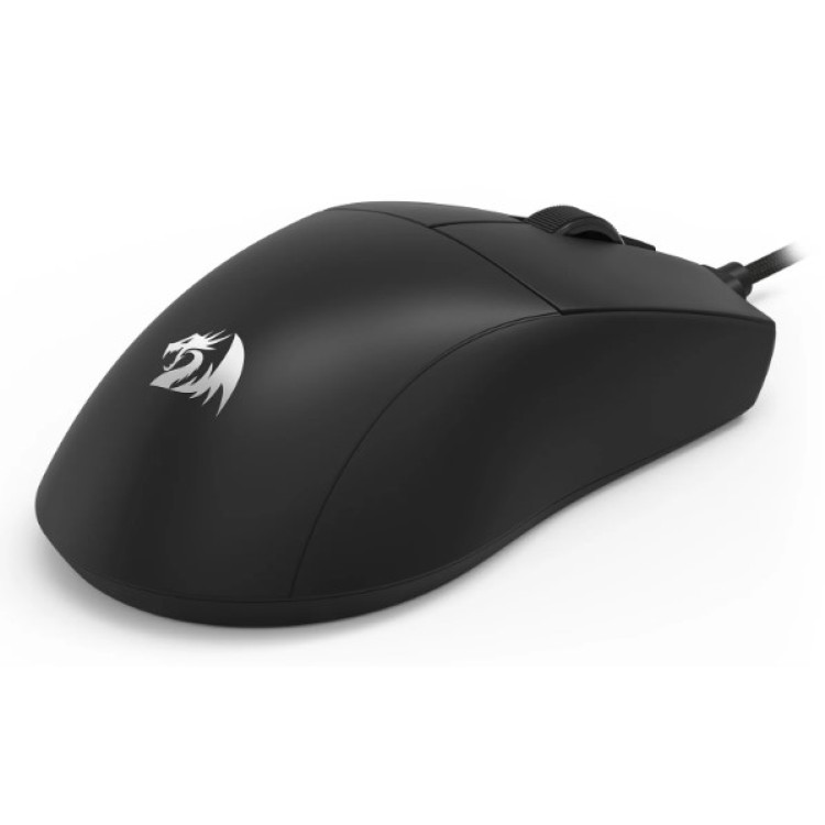 Mouse Gamer Redragon King 8K Preto PAW3395 8000 Hz Cabo USB Tipo-C