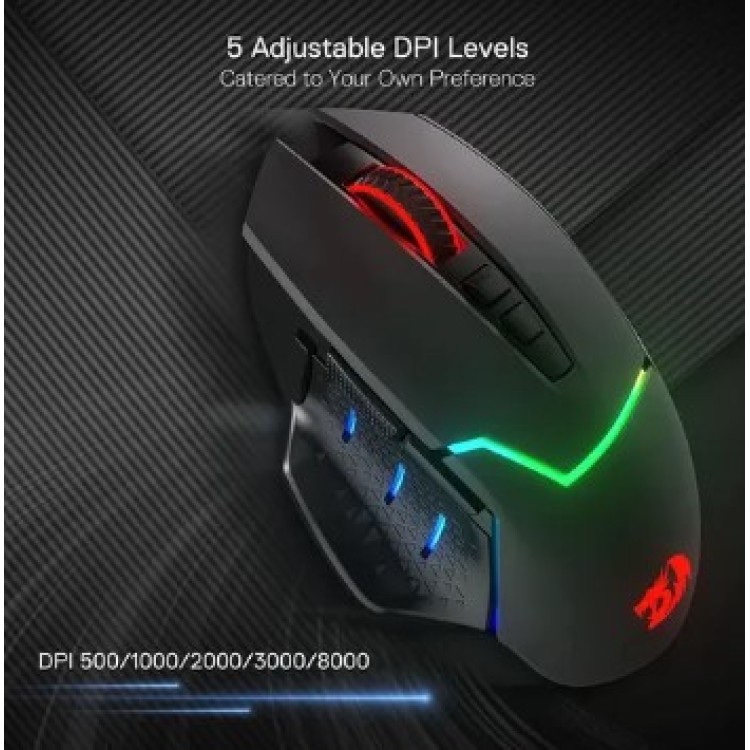 Mouse Gamer Redragon Mirage Pro M690-pro Rgb Preto