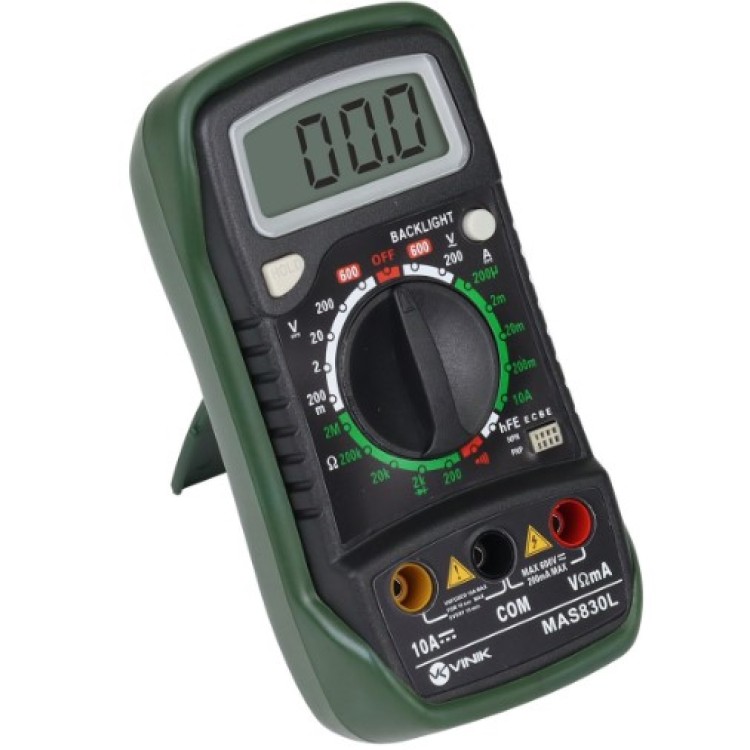 Multimetro Digital Vinik Com Data Hold 4 Digitos - Mas830L