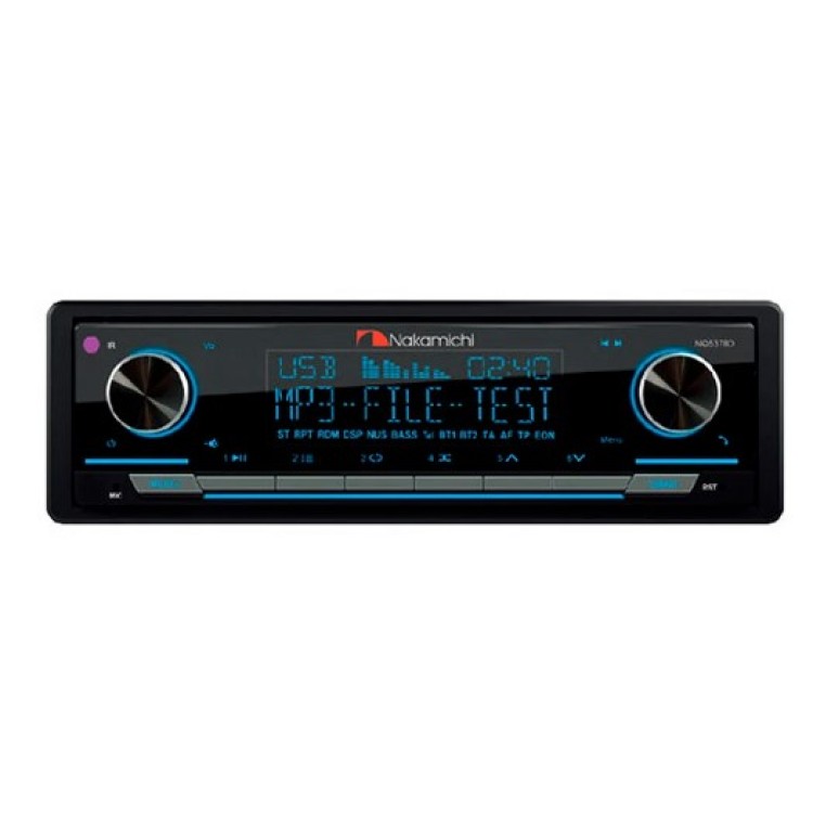 Radio Automotivo Mp3 Bluetooth Painel Fixo Controle Remoto Microfone FM Nakamichi Nq537BD