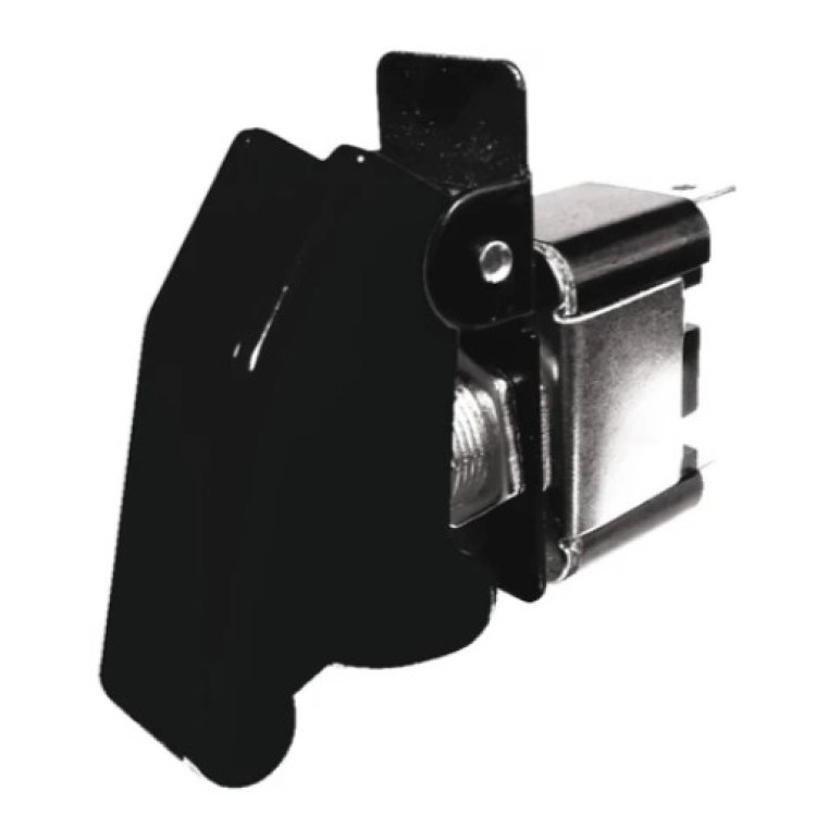 Chave Tic Tac Tipo Gatilho para Caça Preta 2 Posições On/off Uso Geral 400w - Dni - 2083-pt 