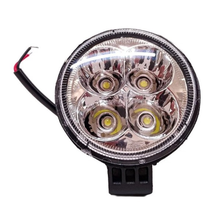 Farol de led Redondo 12w 4 Leds 12/24v Luxled Farol de led Redondo 12w 4 Leds 12/24v Luxled