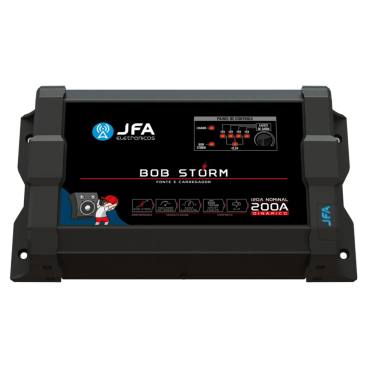 Fonte Carregador Jfa Bob Storm 200a Preto Projetos De Som