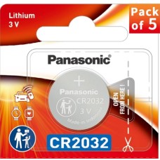 Bateria Panasonic CR2032 3V Lithium Unidade