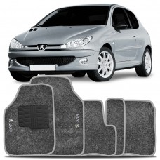 Jogo de Tapetes Peugeot 206 2010 Grafite